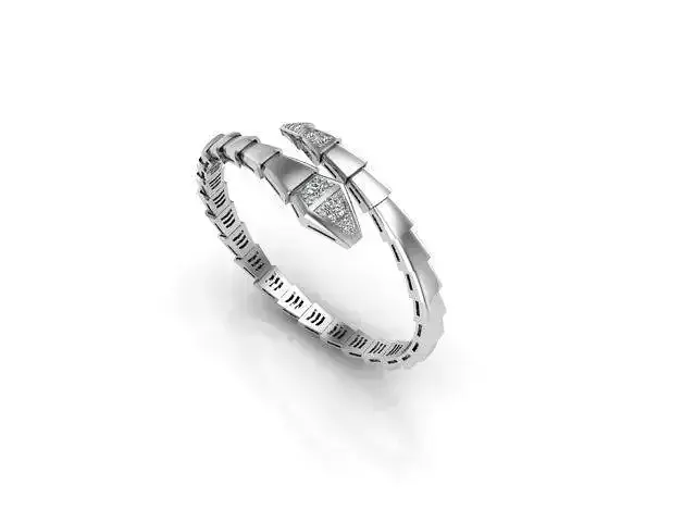 Serpenti Bvlgari diamond snake bracelet 