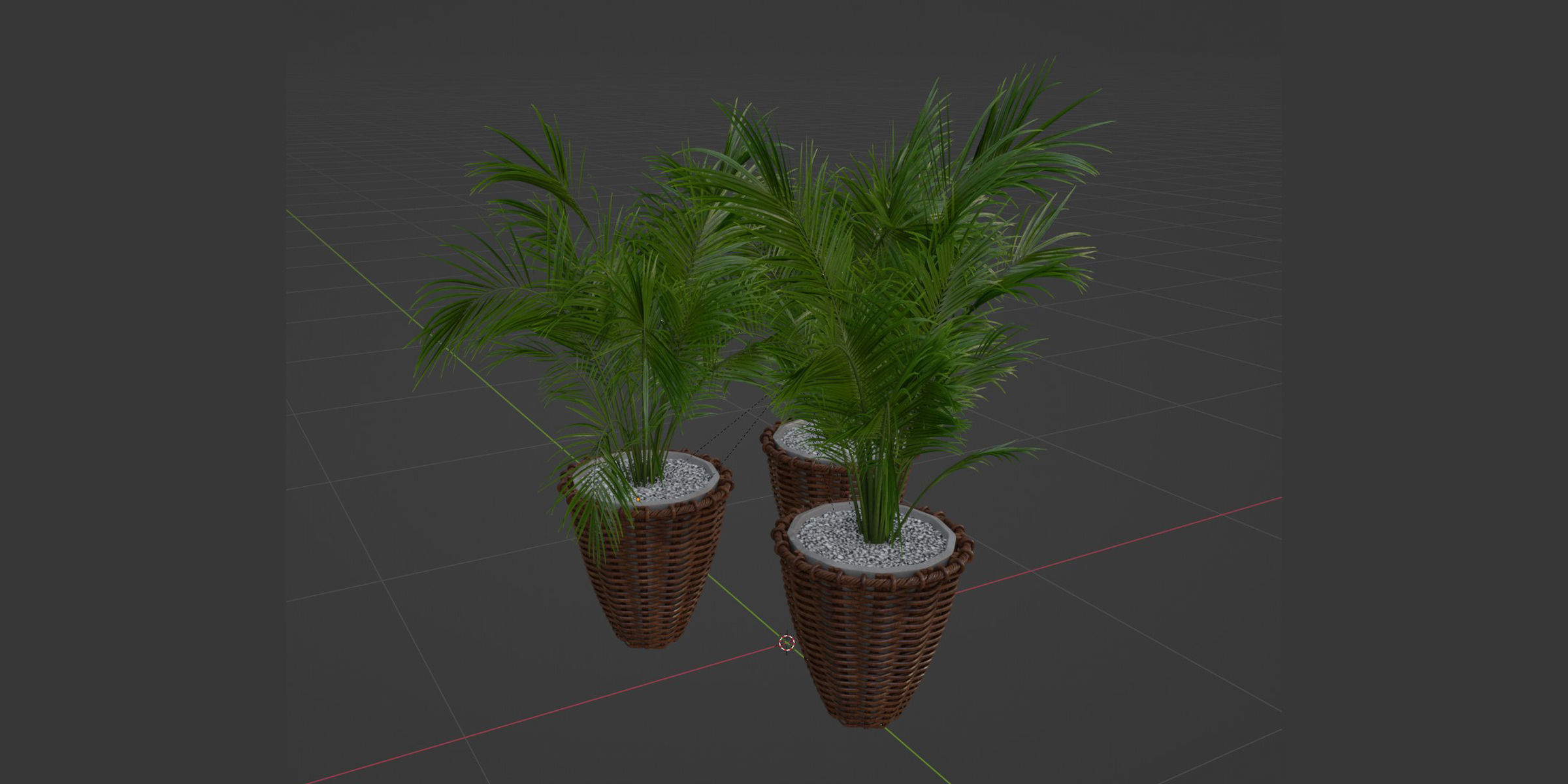 Indoor Plants Collection vol 202-Blender 3D model_6