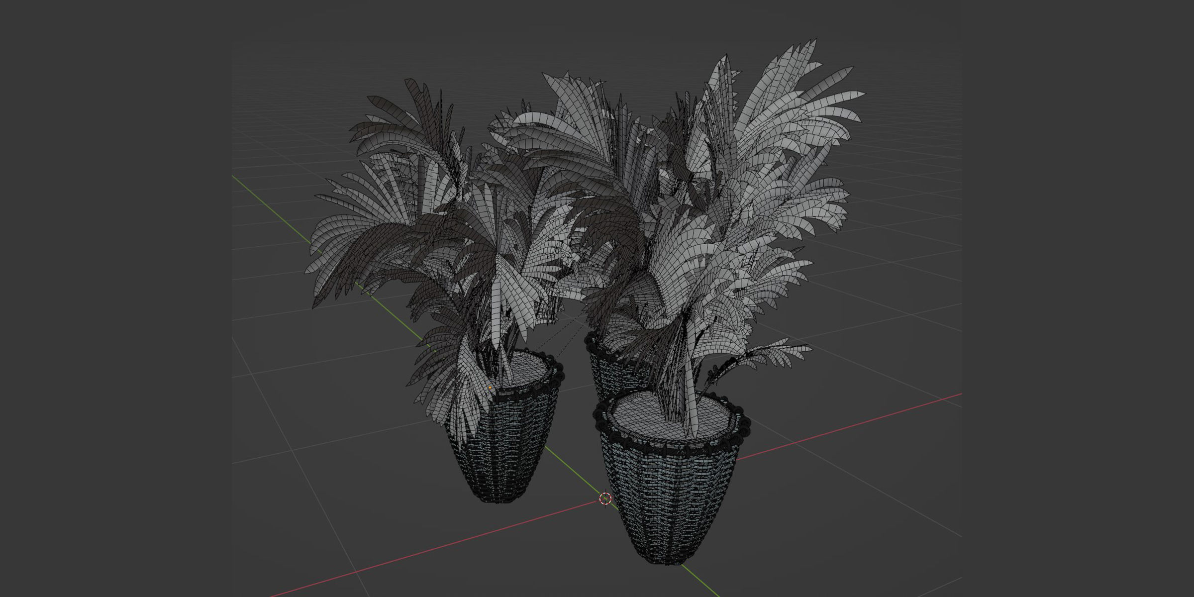 Indoor Plants Collection vol 202-Blender 3D model_7