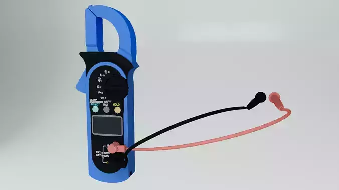 Avo meter Low-poly 3D model