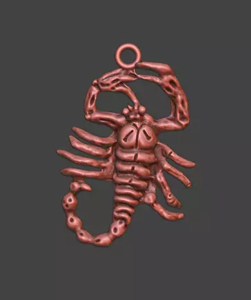 Dije de alacran  3D print model_0