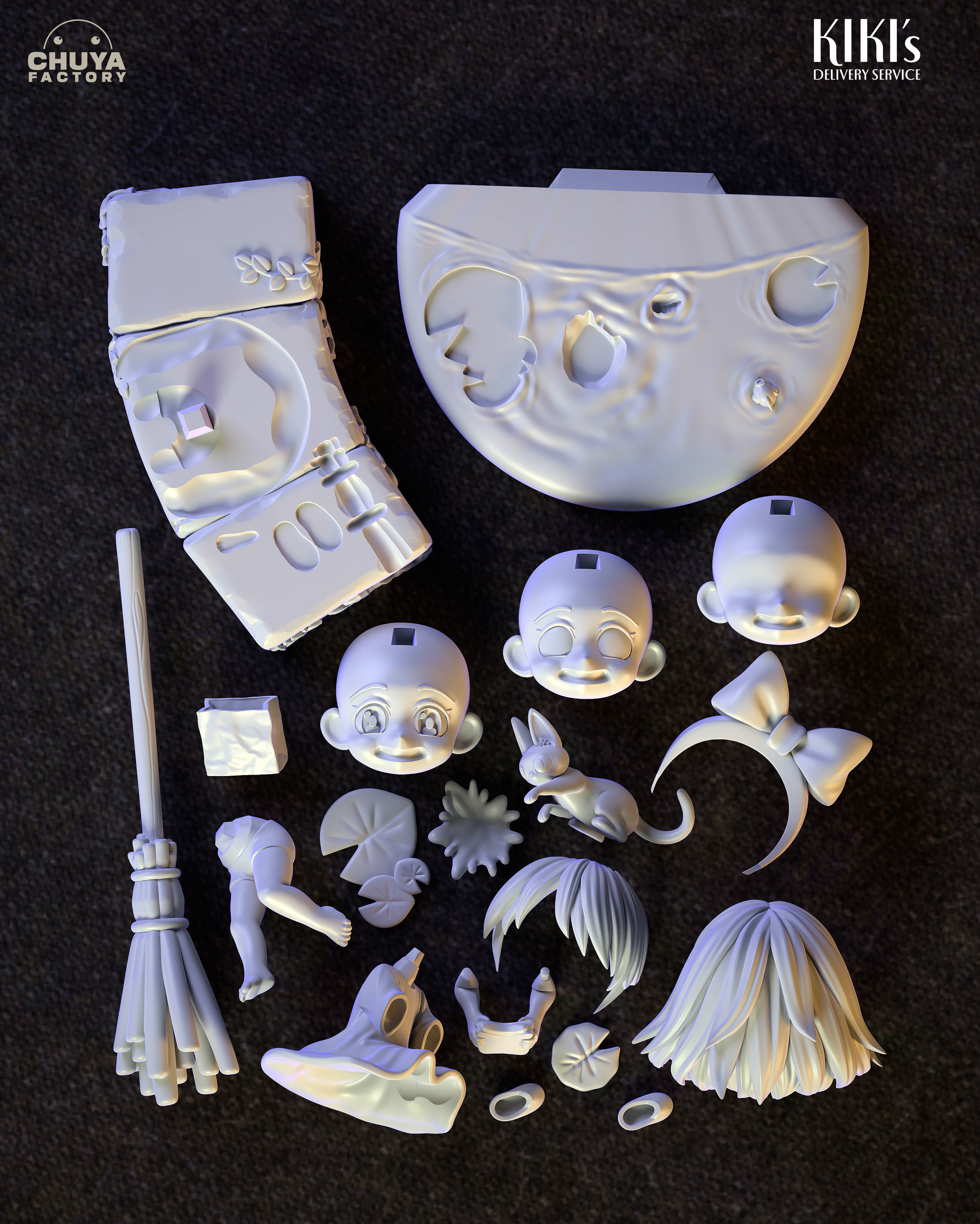 Kiki Chibi 3D print model_9