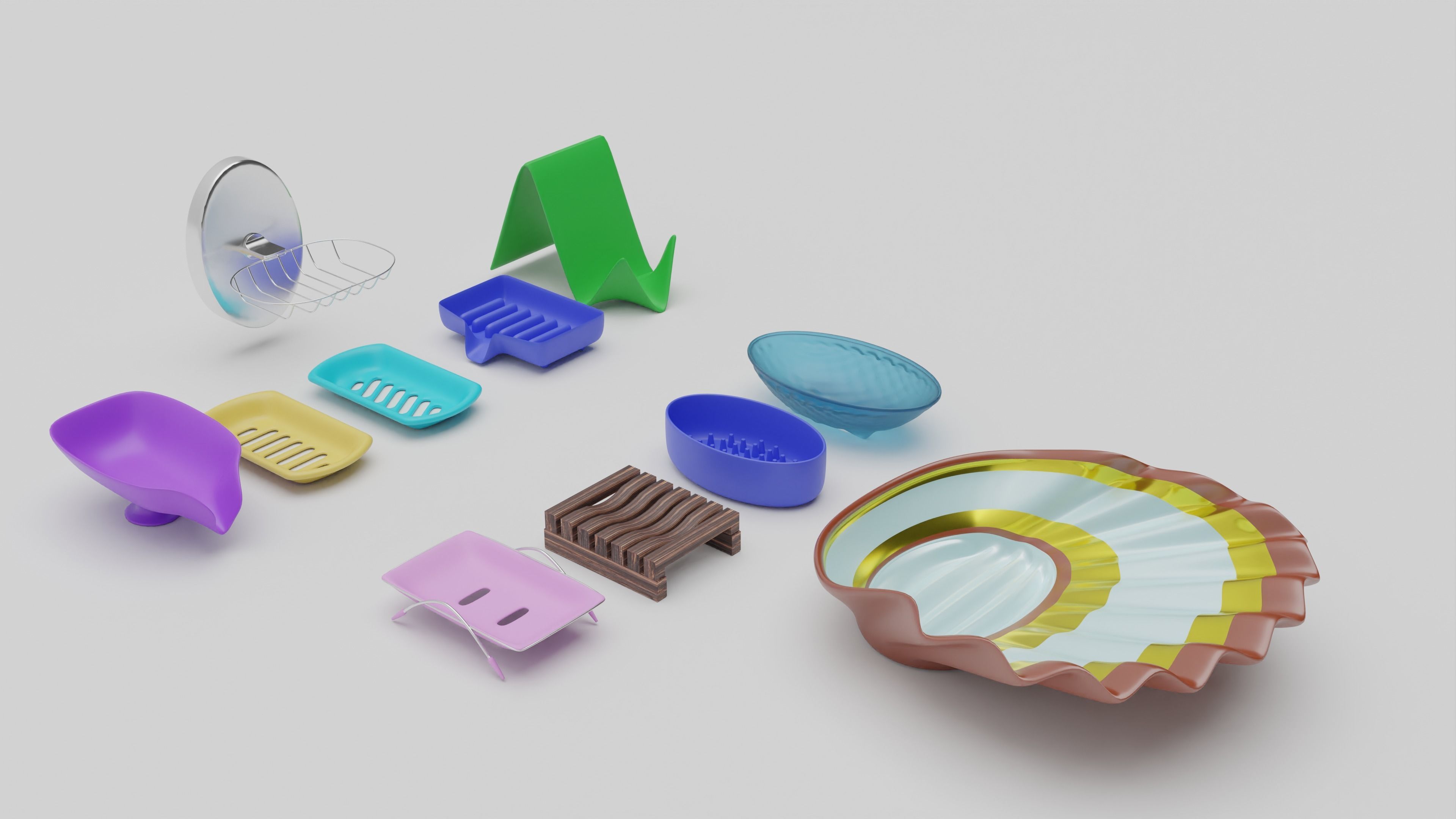 Set-Soap-boxex 3D model_2