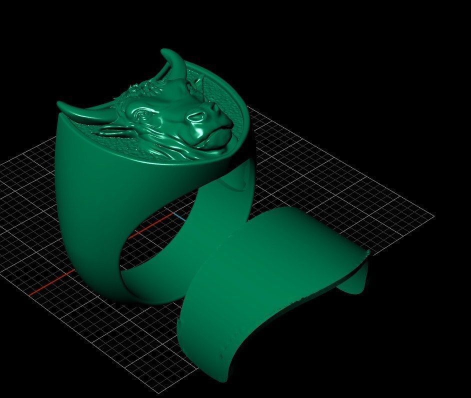 BULL RING 3D print model_5