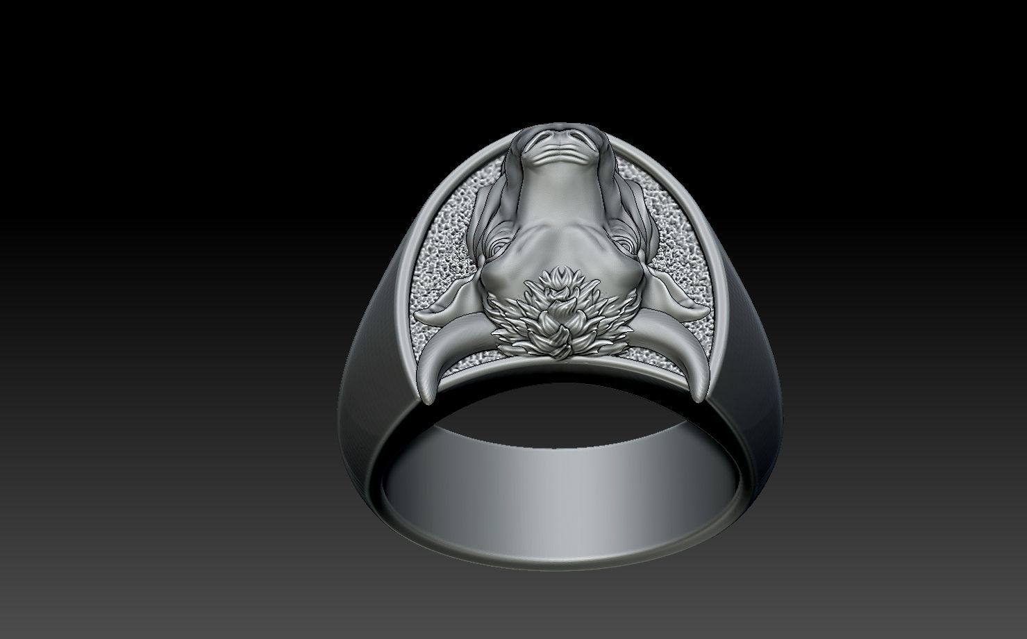 BULL RING 3D print model_4