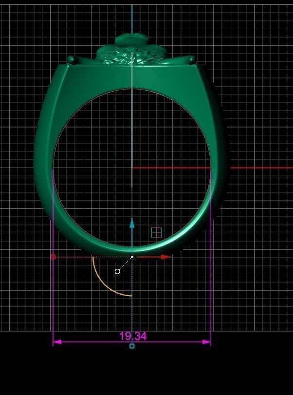 BULL RING 3D print model_6