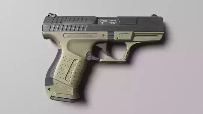WaltherP99 Gun 3D model