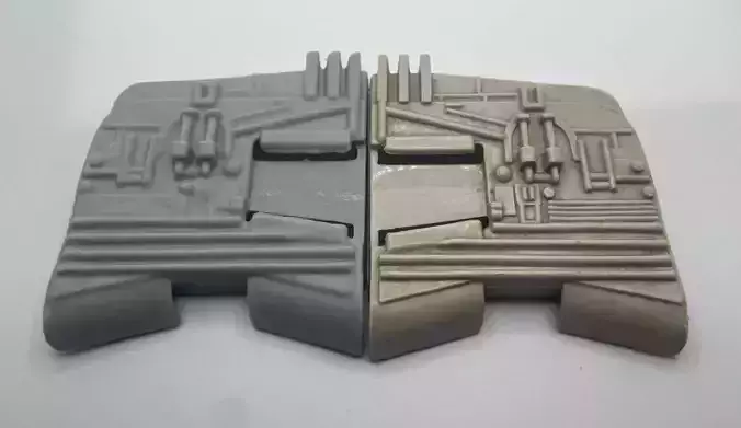 KENNER SLAVE 1 WING SET RIGHT LEFT 1981 STAR WARS ESB Part 3D print model