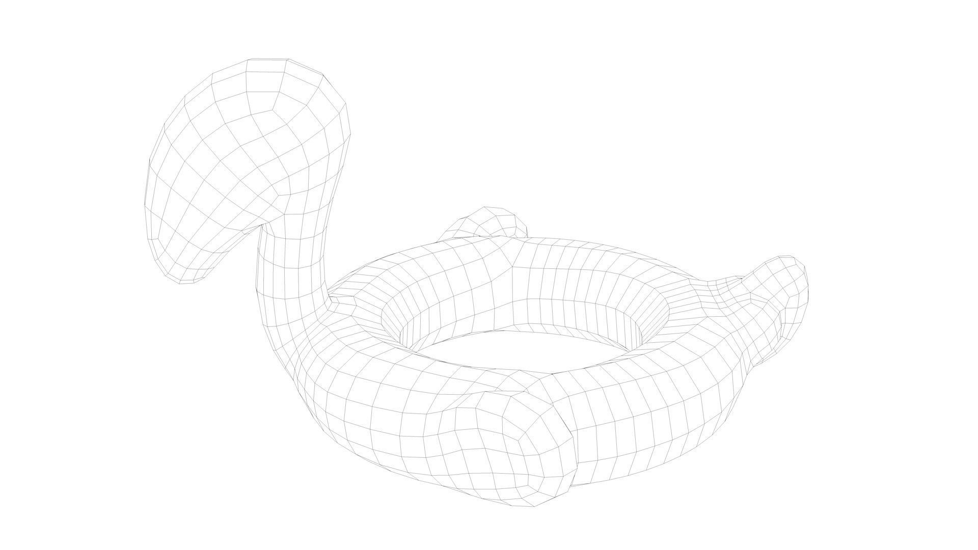 Pool Toys Low-poly 3D model_28