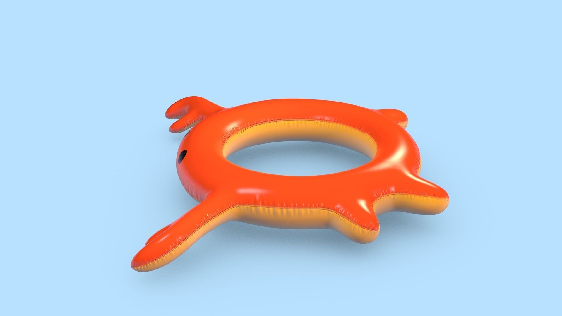 Pool Toys Low-poly 3D model_19