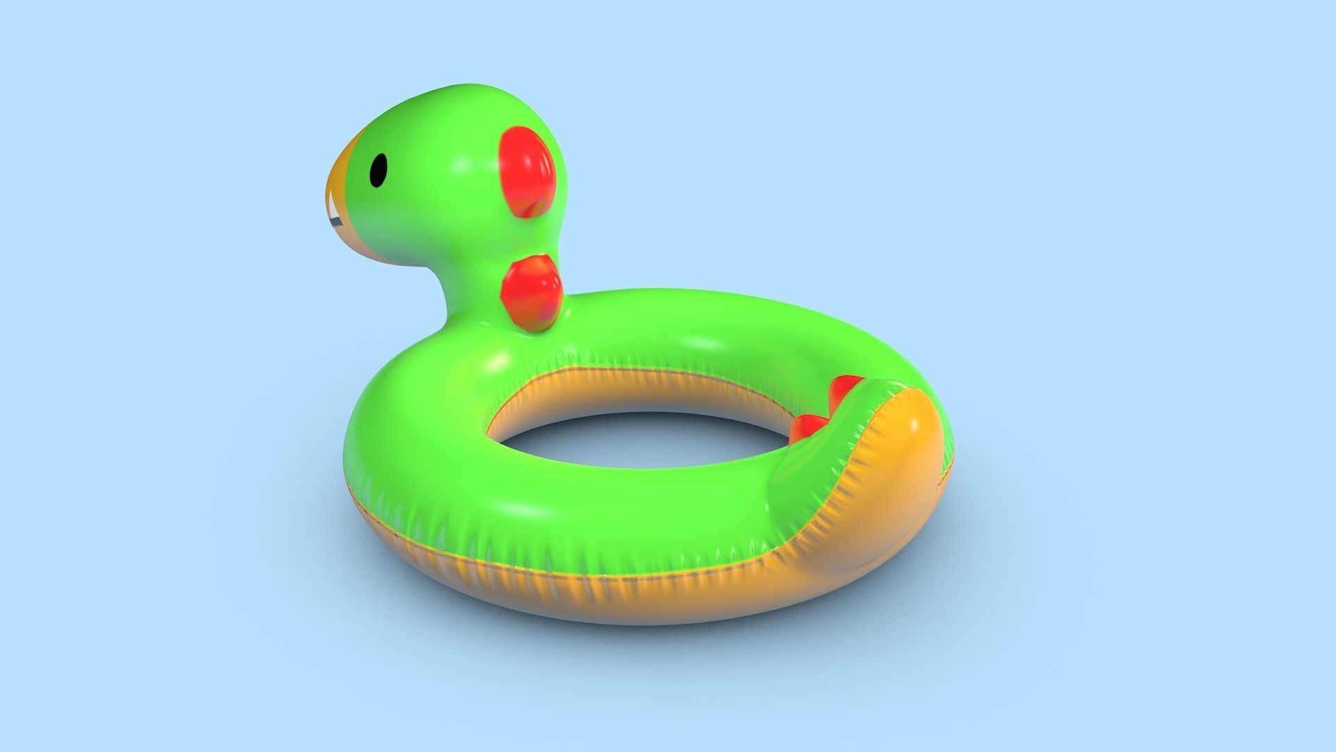 Pool Toys Low-poly 3D model_11