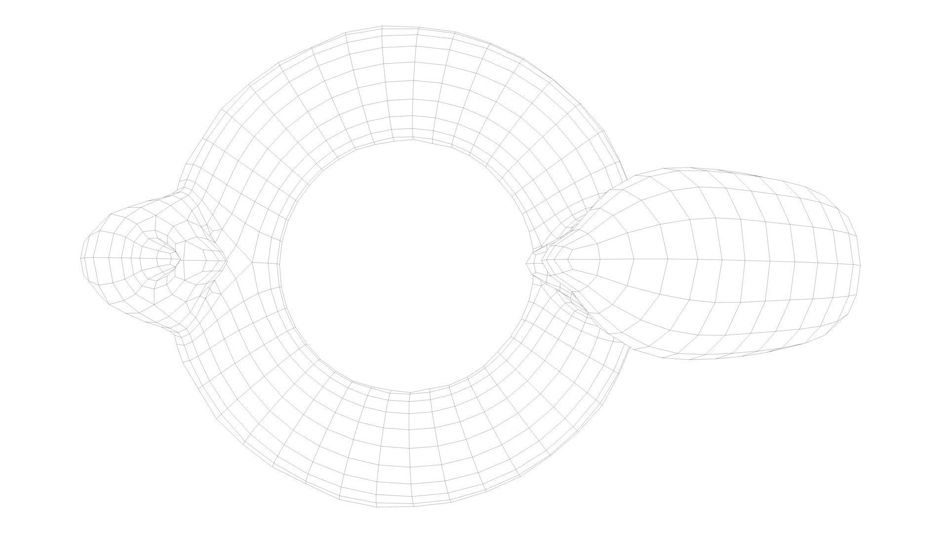 Pool Toys Low-poly 3D model_37