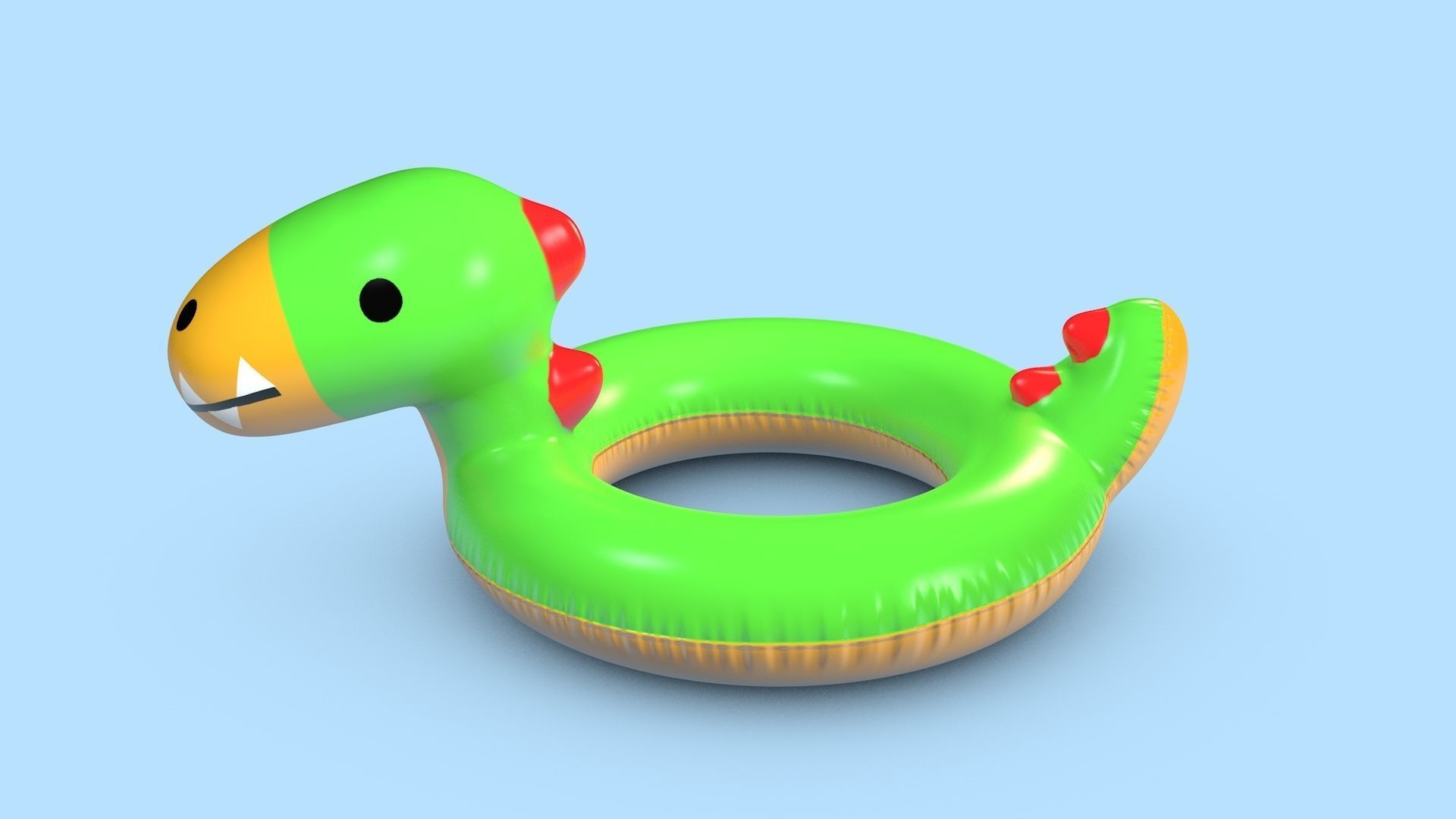Pool Toys Low-poly 3D model_12
