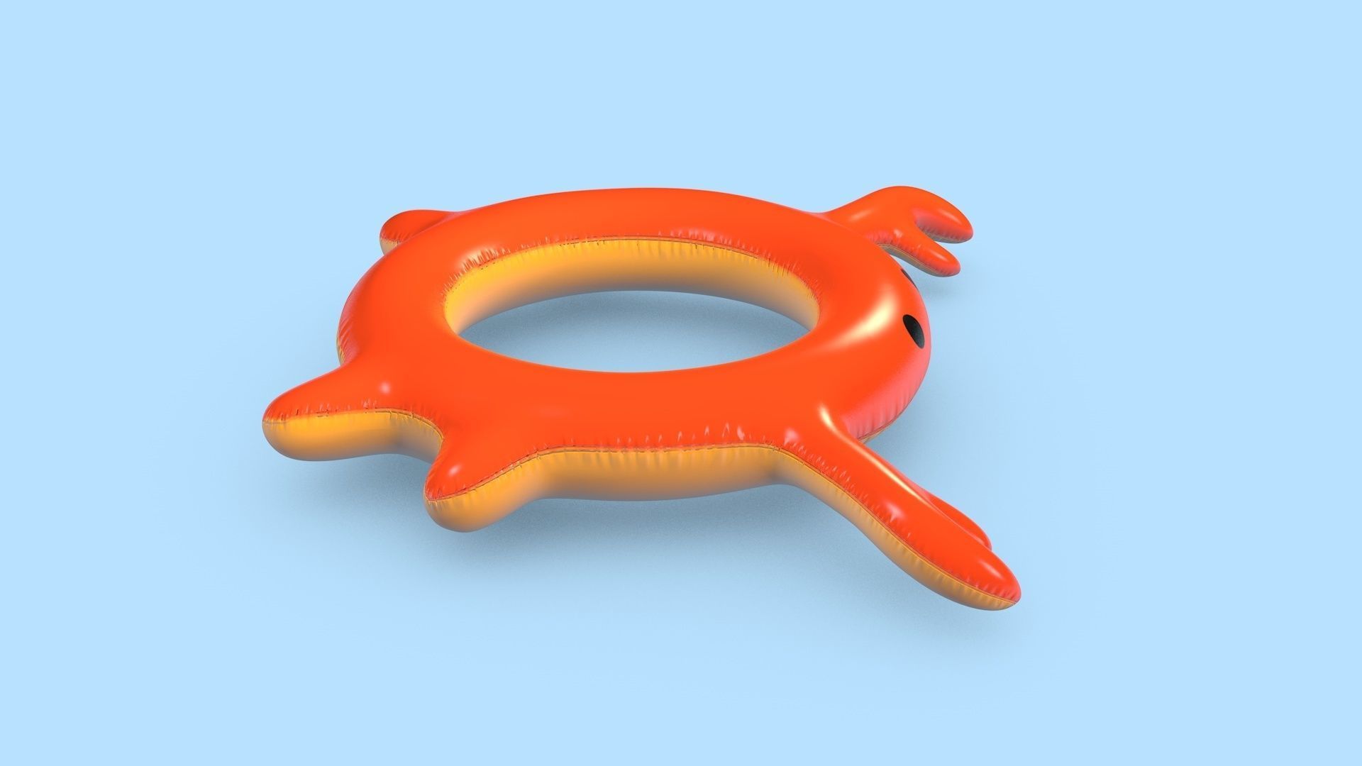 Pool Toys Low-poly 3D model_16
