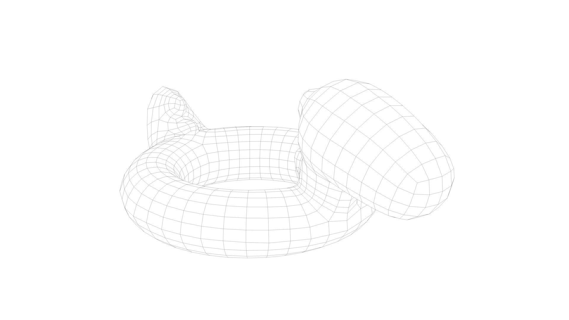 Pool Toys Low-poly 3D model_31