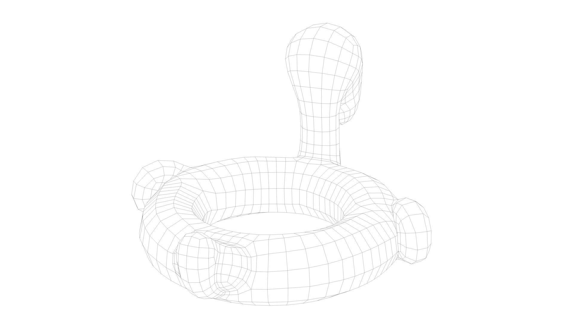 Pool Toys Low-poly 3D model_26