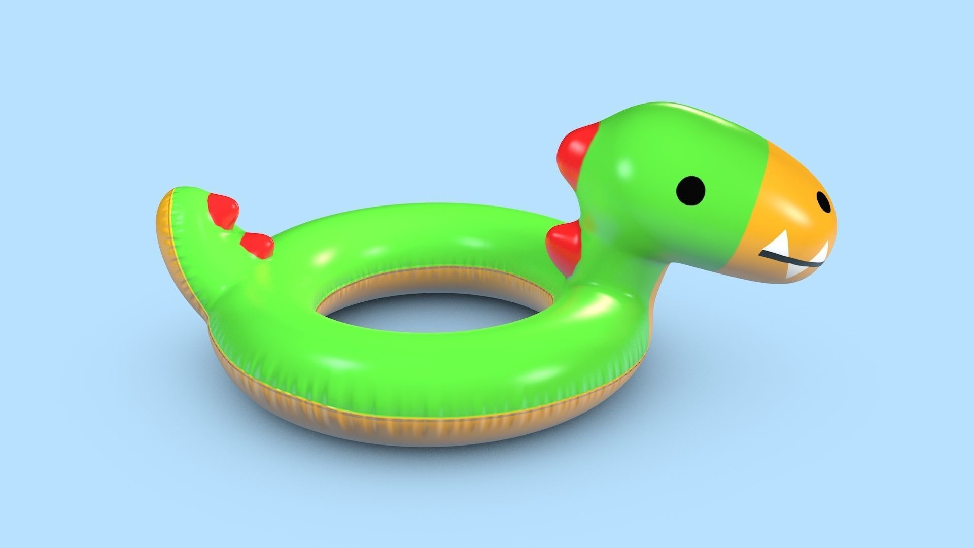 Pool Toys Low-poly 3D model_9