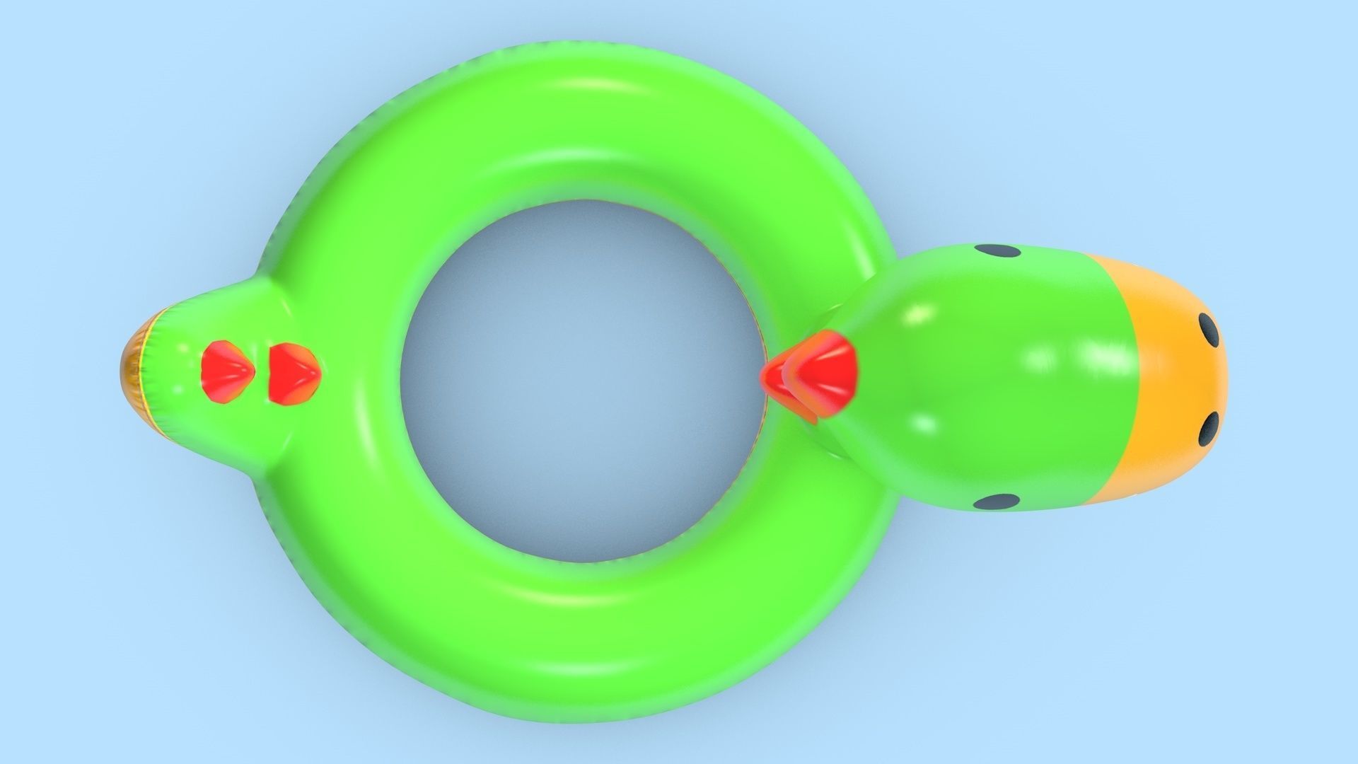 Pool Toys Low-poly 3D model_14