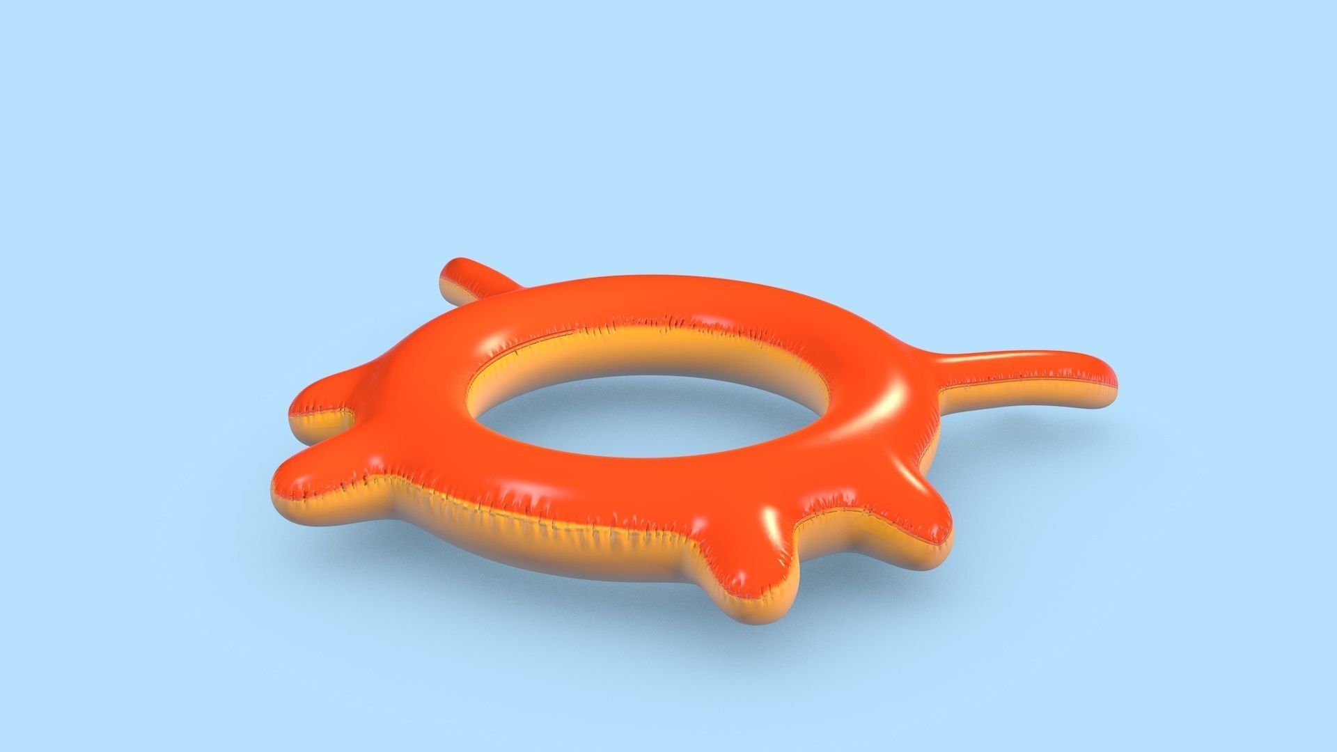 Pool Toys Low-poly 3D model_17