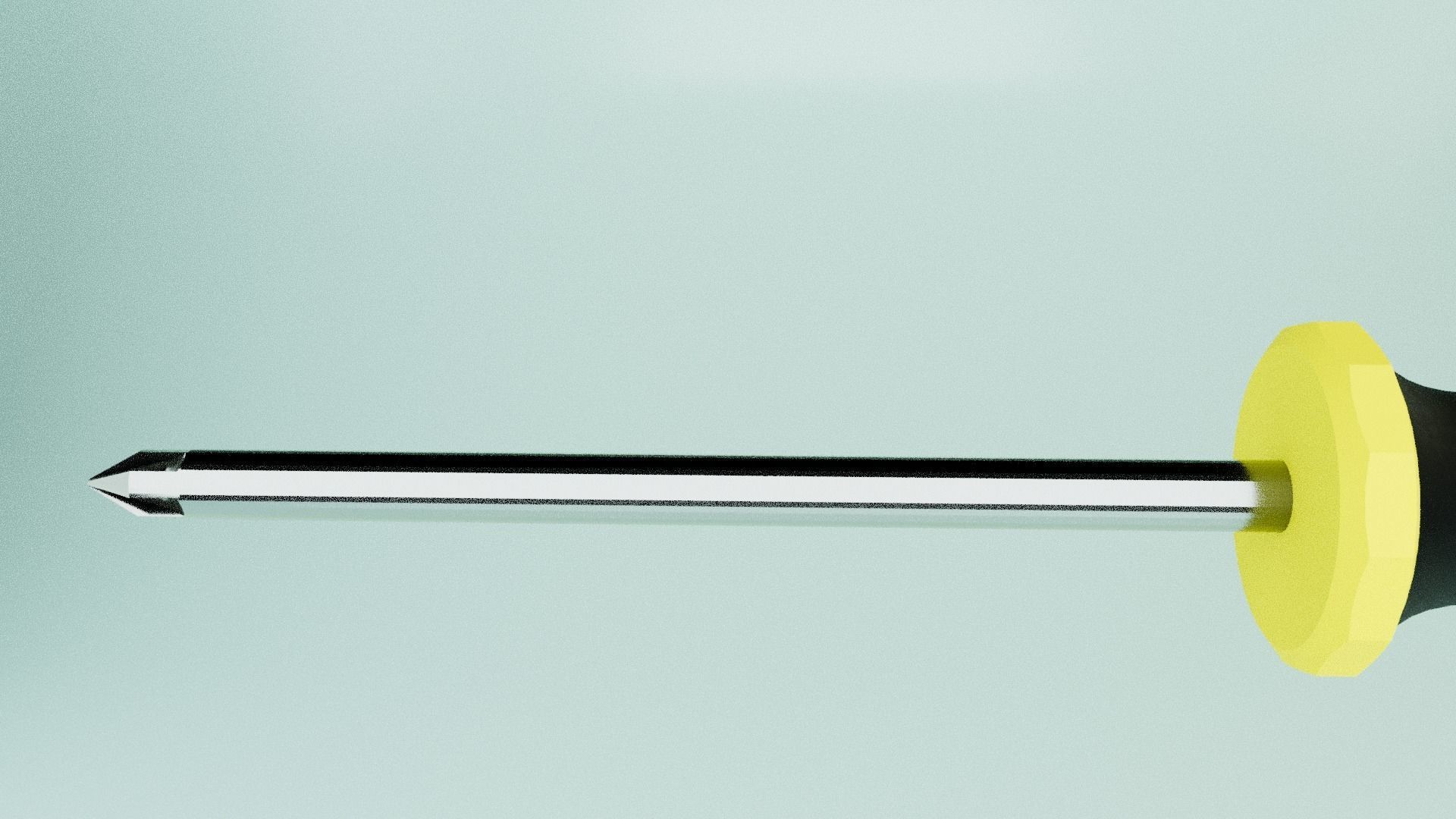 Cross Screwdriver Low-poly 3D model_2