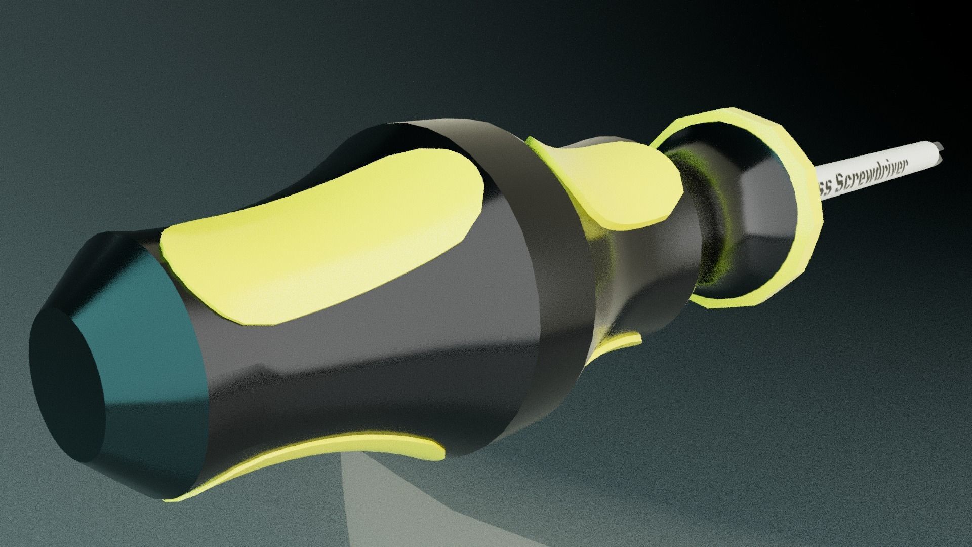 Cross Screwdriver Low-poly 3D model_5