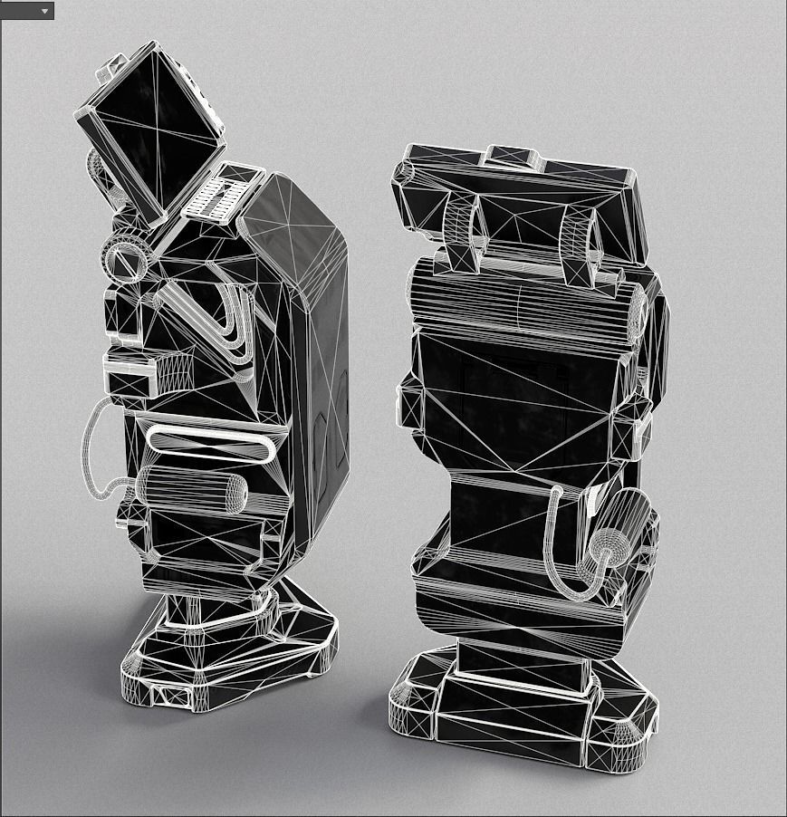 Sci-fi Console Archie Two PBR Low-poly 3D model_16