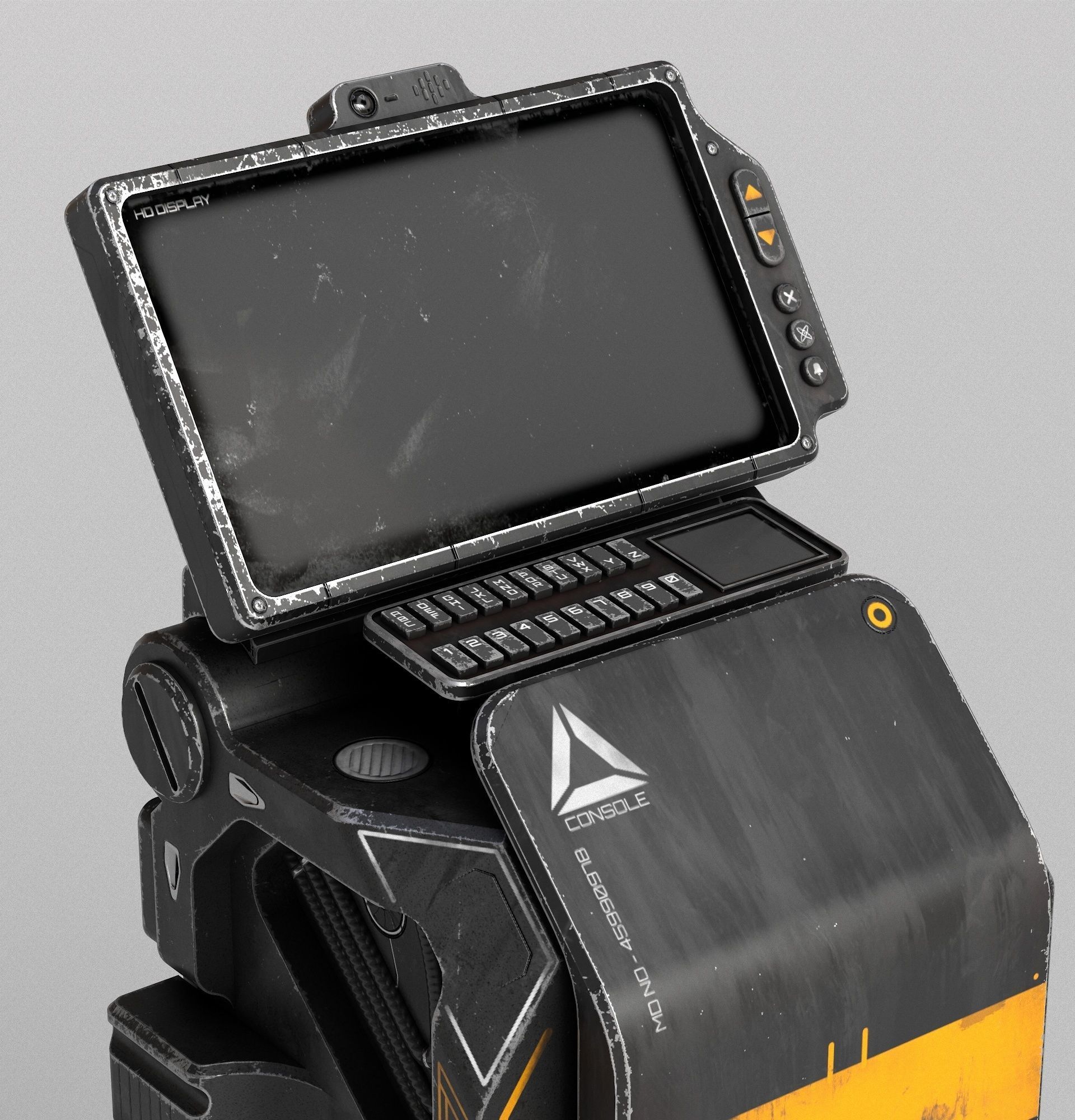 Sci-fi Console Archie Two PBR Low-poly 3D model_8