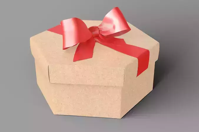 Gift Box With a Bow