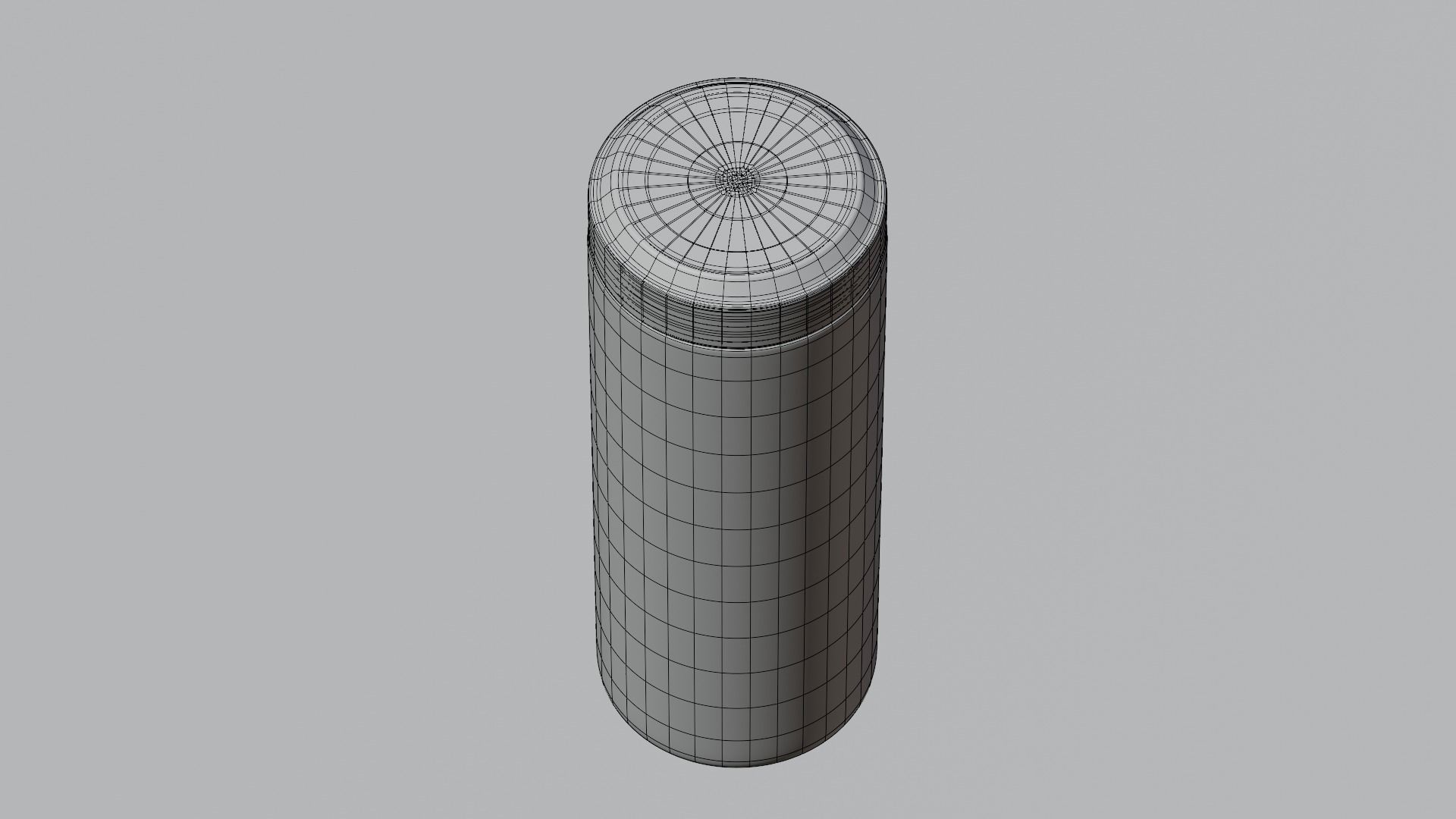 Tea tin can 3D model_9