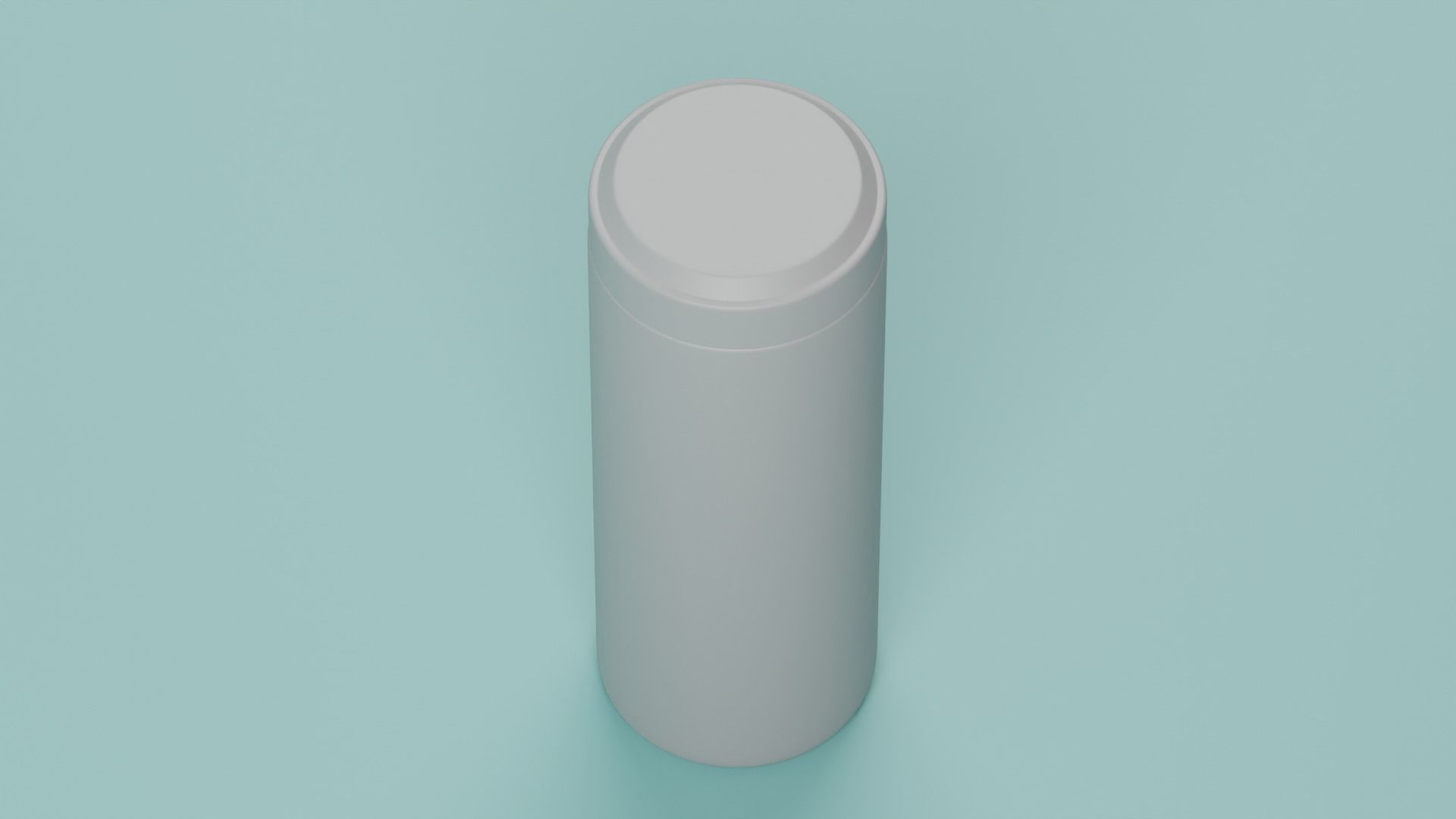 Tea tin can 3D model_4