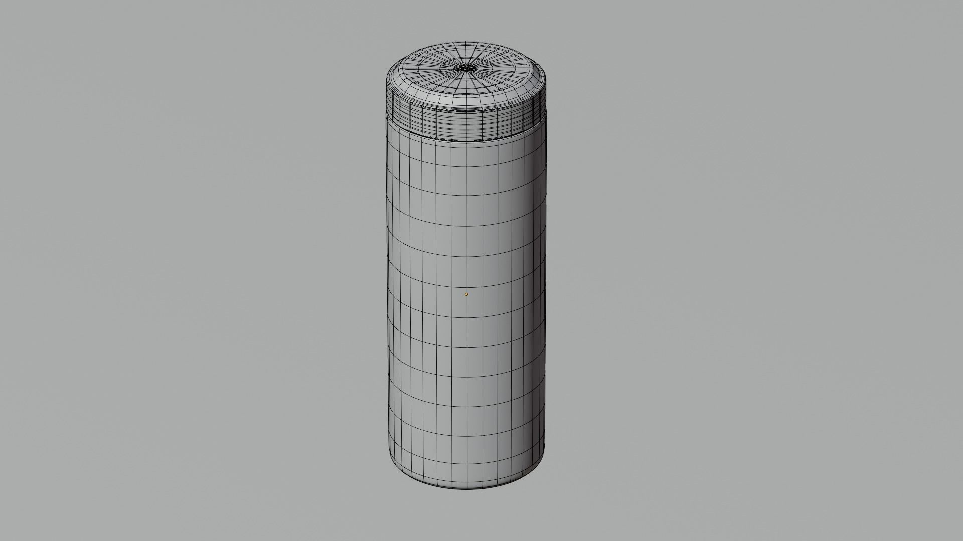Tea tin can 3D model_7