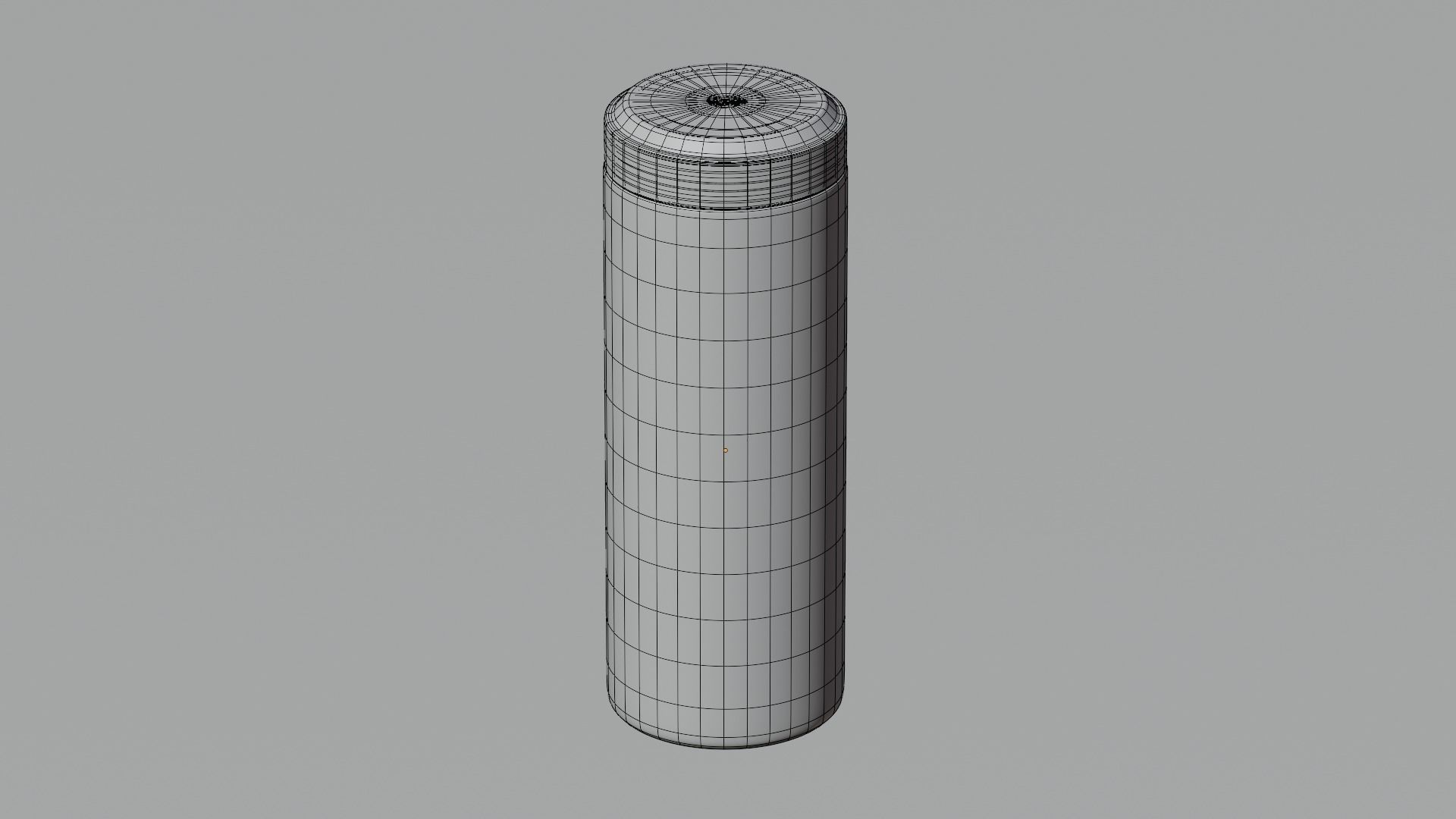 Tea tin can 3D model_6