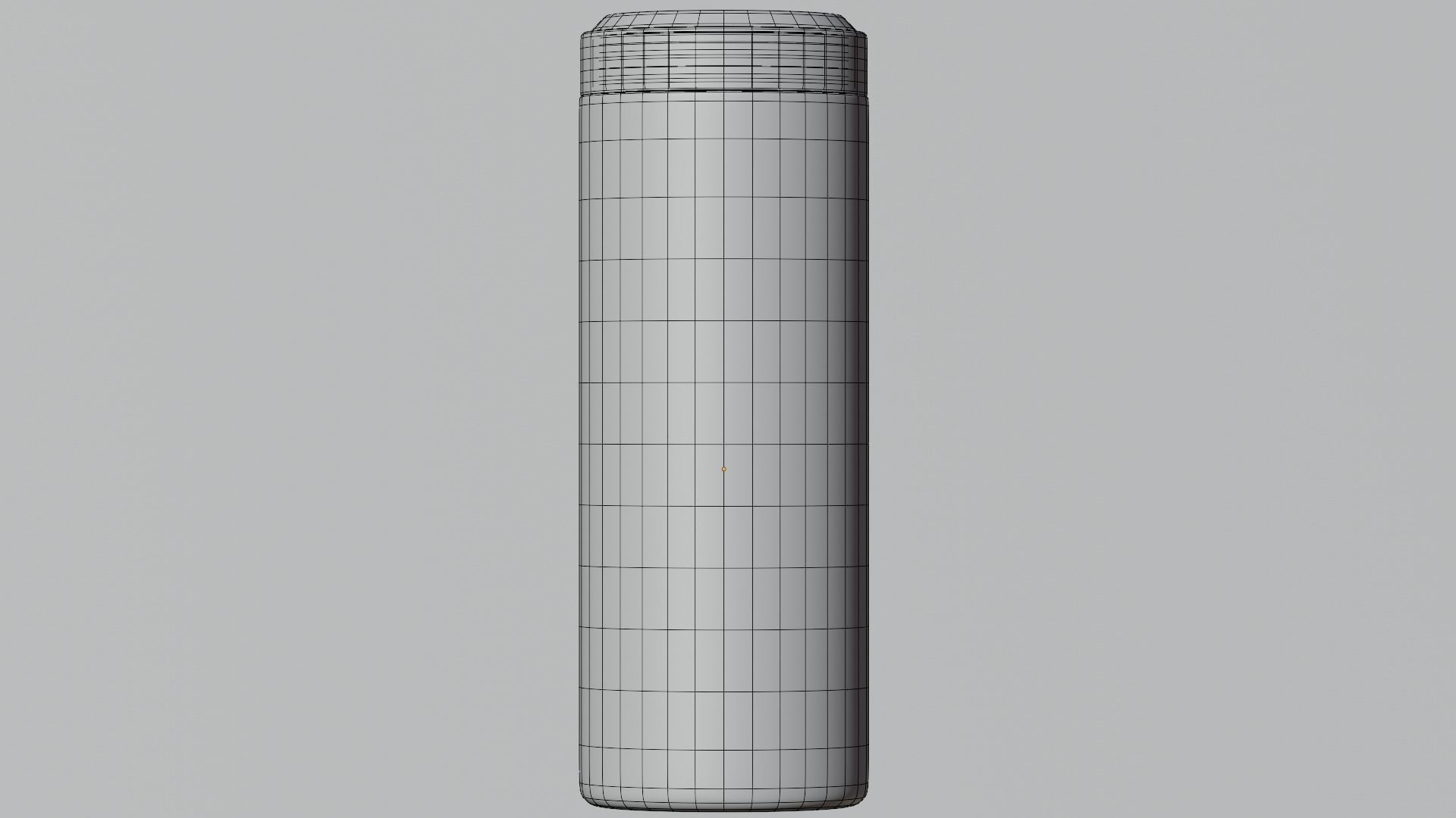Tea tin can 3D model_5
