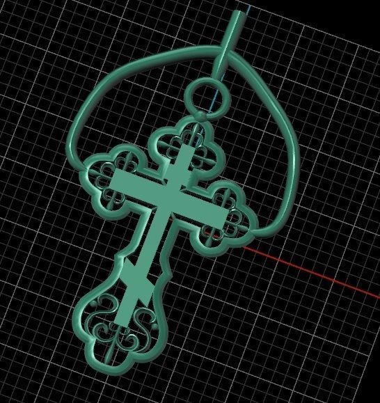 Krest cross 7 3D print model_6