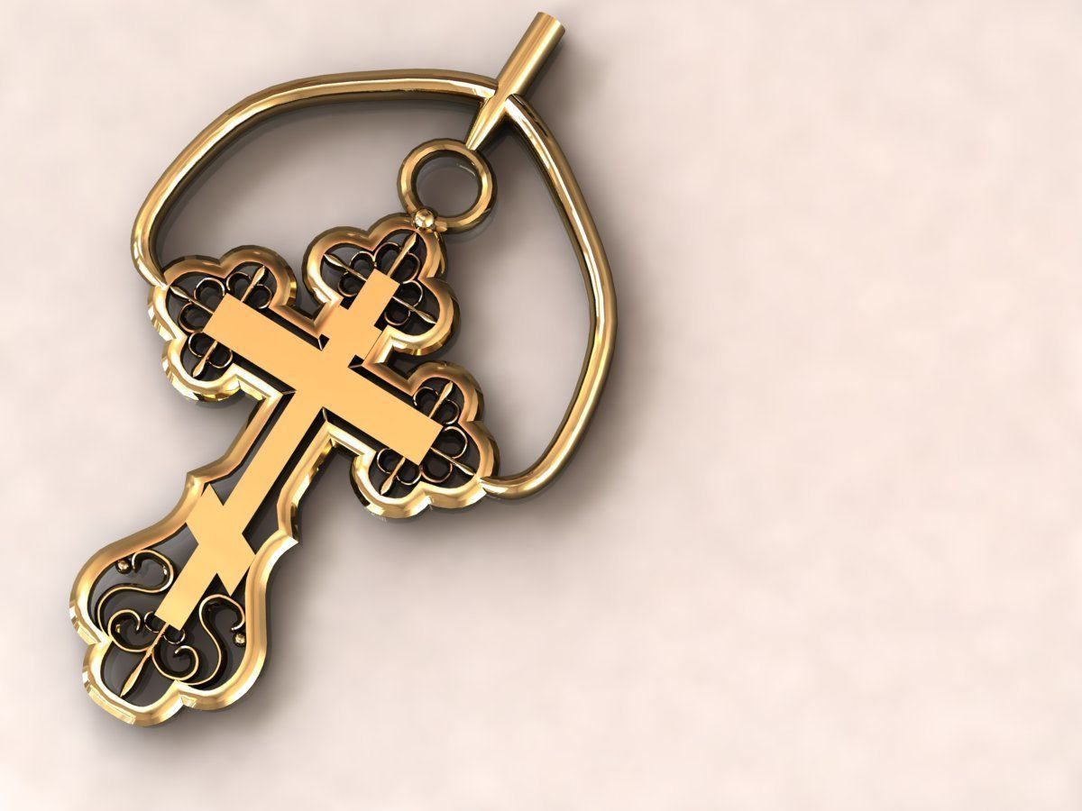 Krest cross 7 3D print model_4