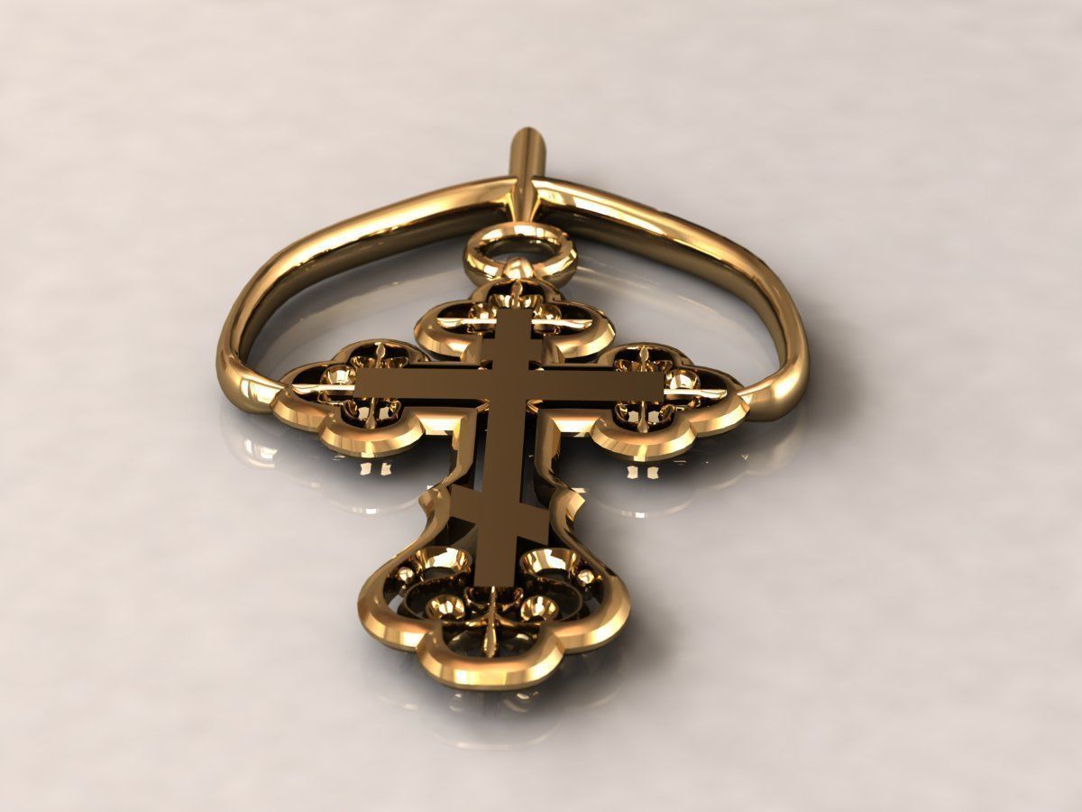 Krest cross 7 3D print model_3