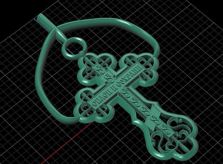 Krest cross 7 3D print model_5