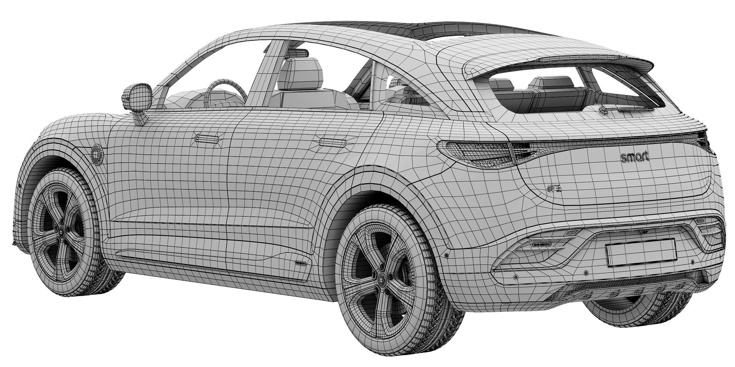 Smart 3 BRABUS 3D model_15