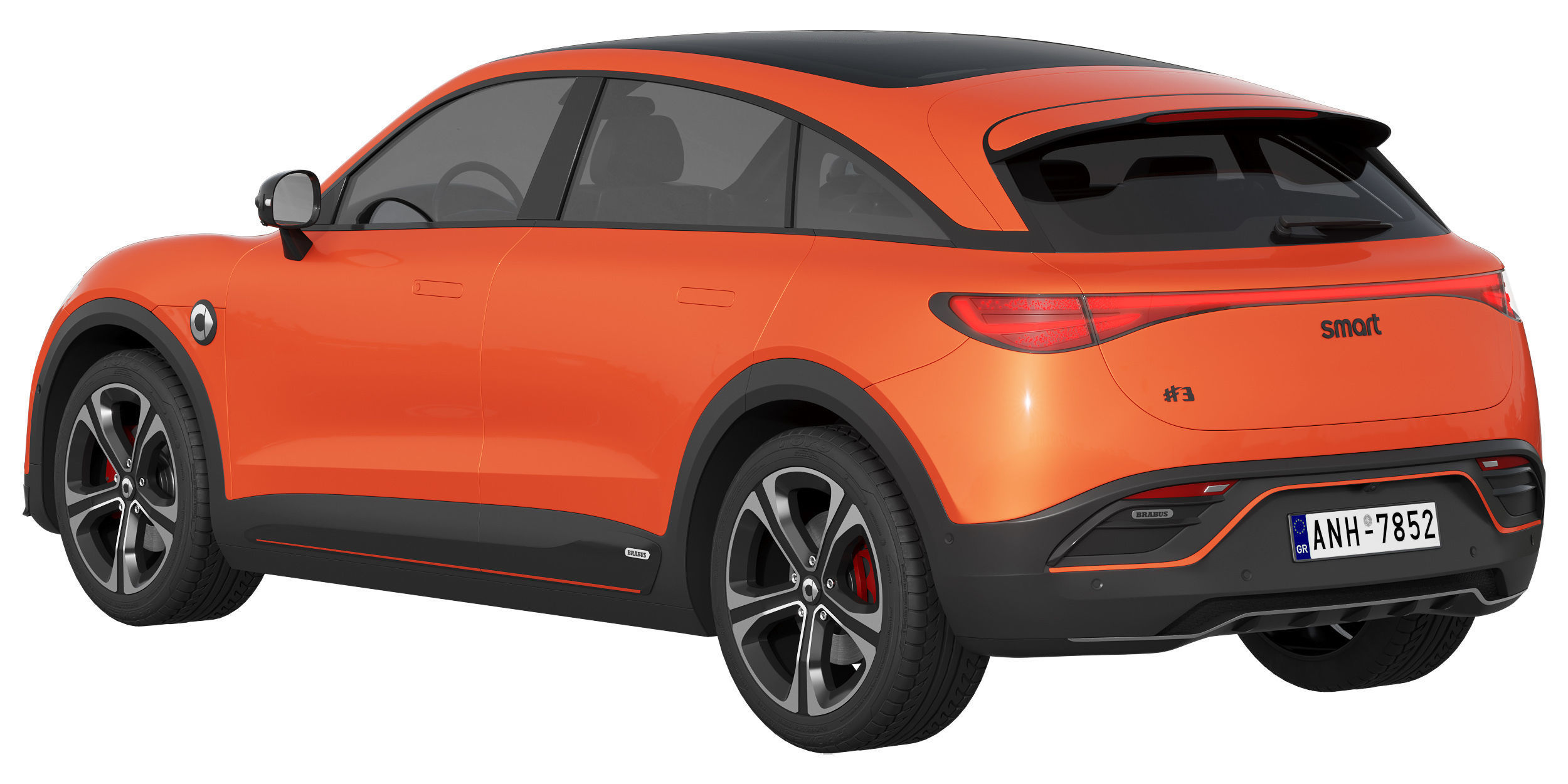 Smart 3 BRABUS 3D model_2