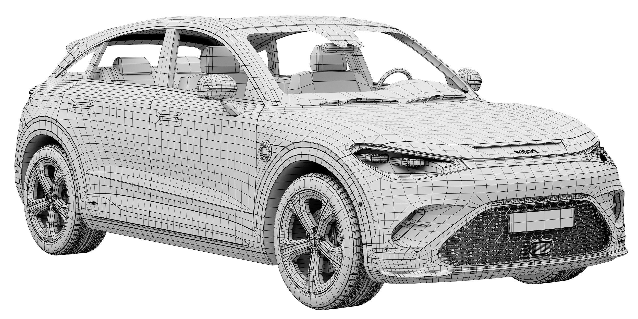 Smart 3 BRABUS 3D model_14