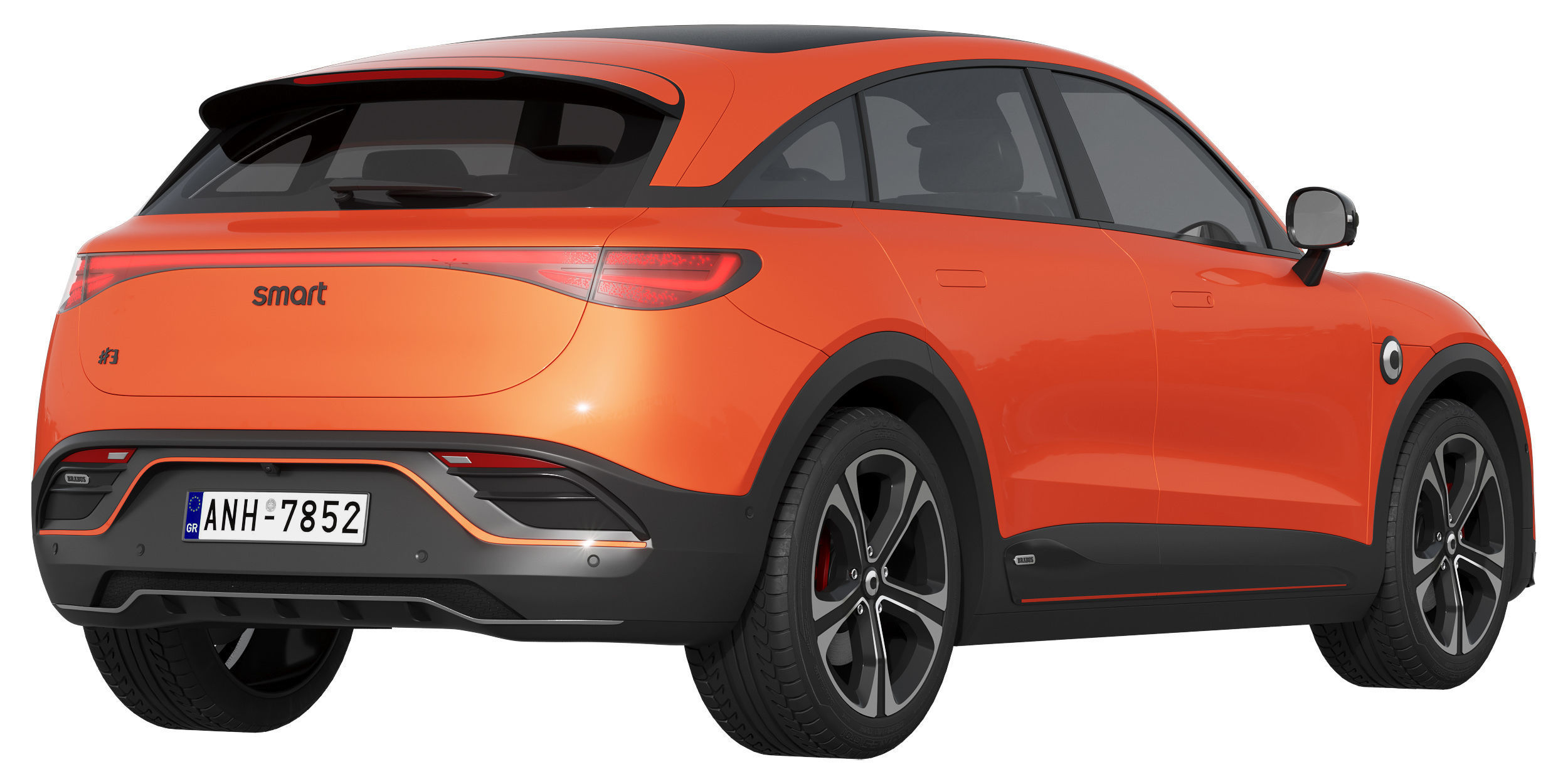 Smart 3 BRABUS 3D model_3
