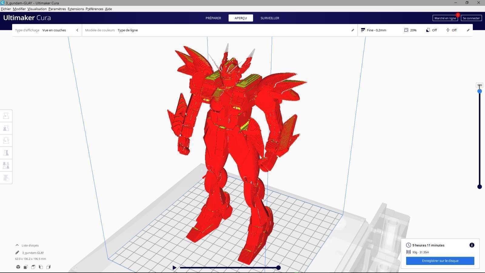 Gundam Wings - Print Model 3D print model_19