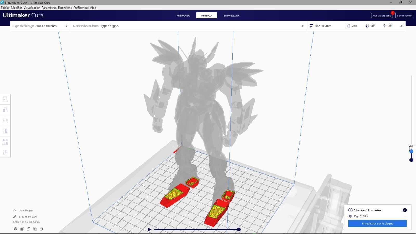 Gundam Wings - Print Model 3D print model_16
