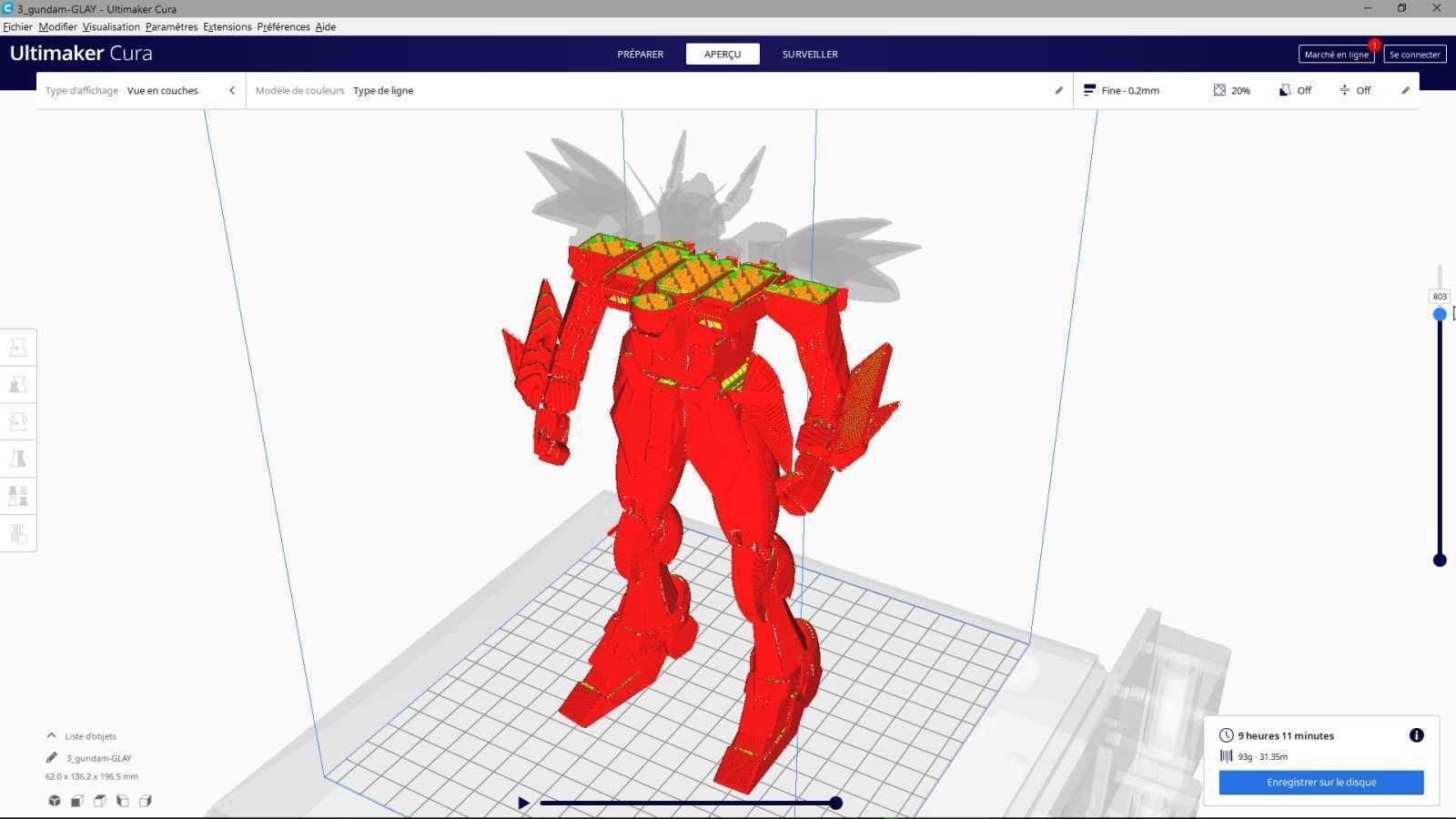 Gundam Wings - Print Model 3D print model_18