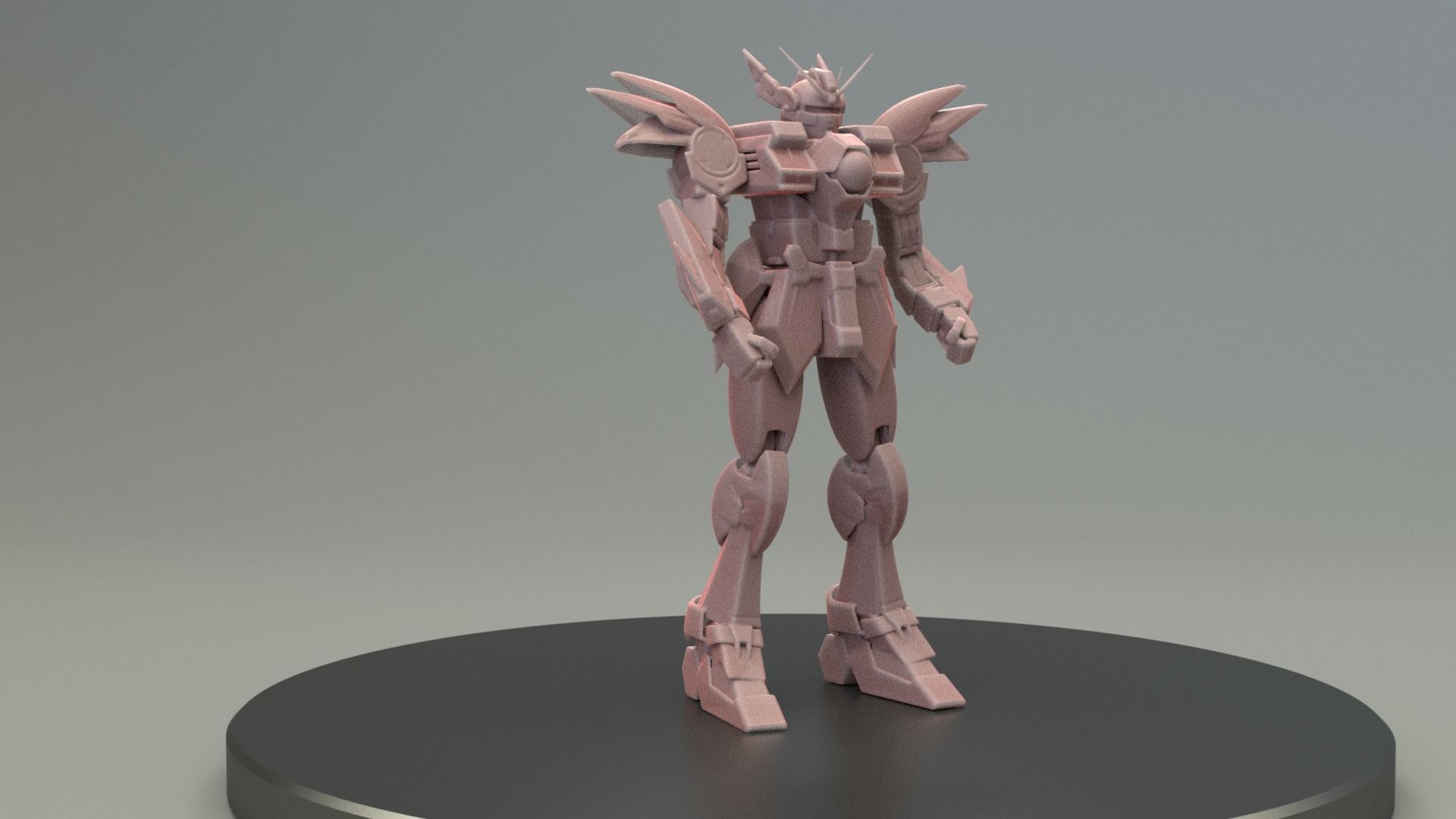 Gundam Wings - Print Model 3D print model_1