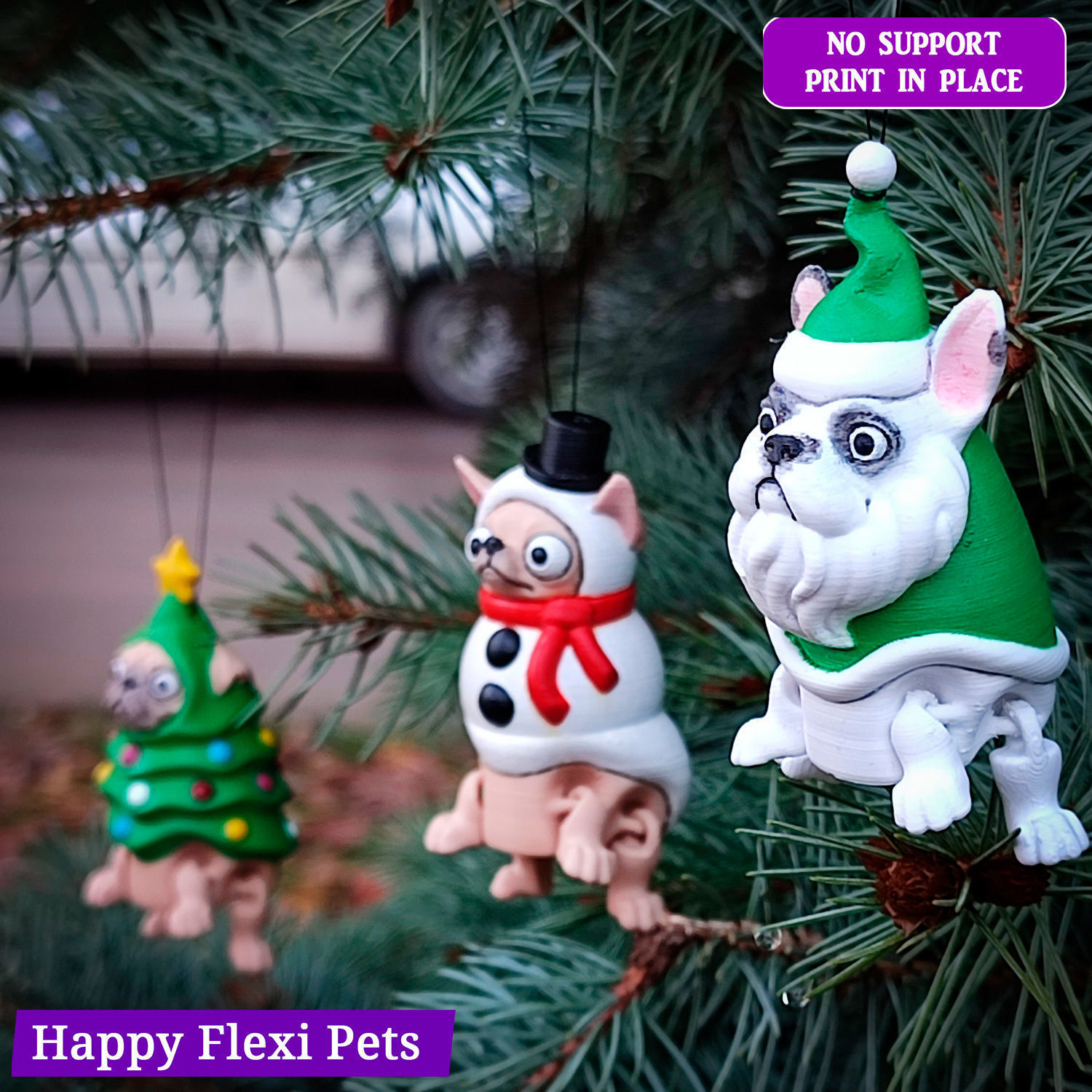 Chihuahua the Snowman - Christmas Collection  Free 3D print model_4