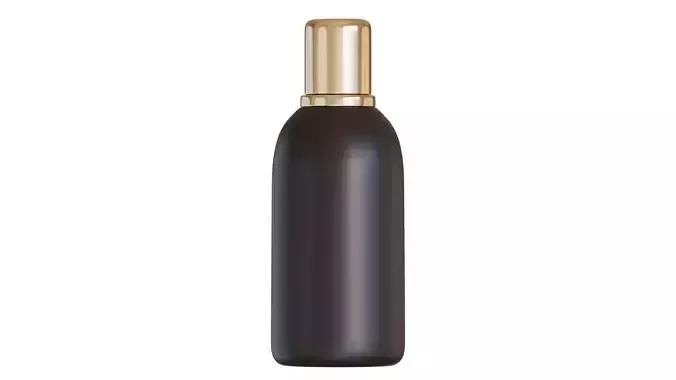 Black Cosmetic Bottle 01 3D model