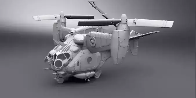 Vertibird scale model  3D print model
