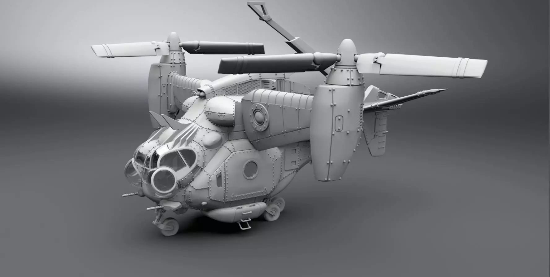 Vertibird scale model  3D print model_0