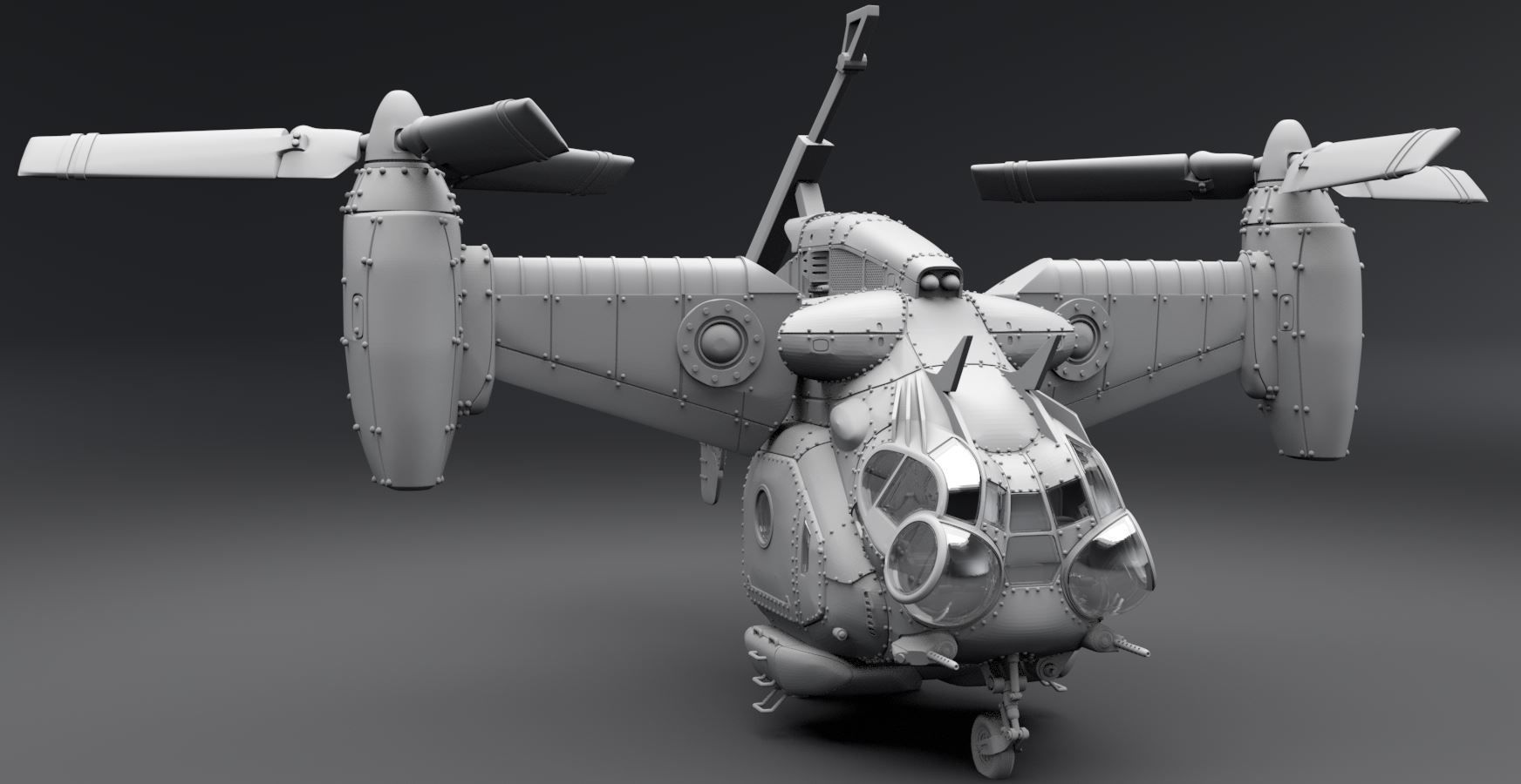 Vertibird scale model  3D print model_4